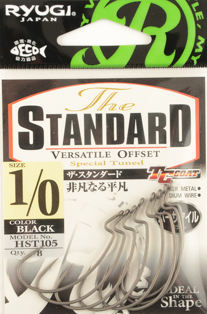 Офсетный крючок Ryugi The Standard Hook TC(tef) №1