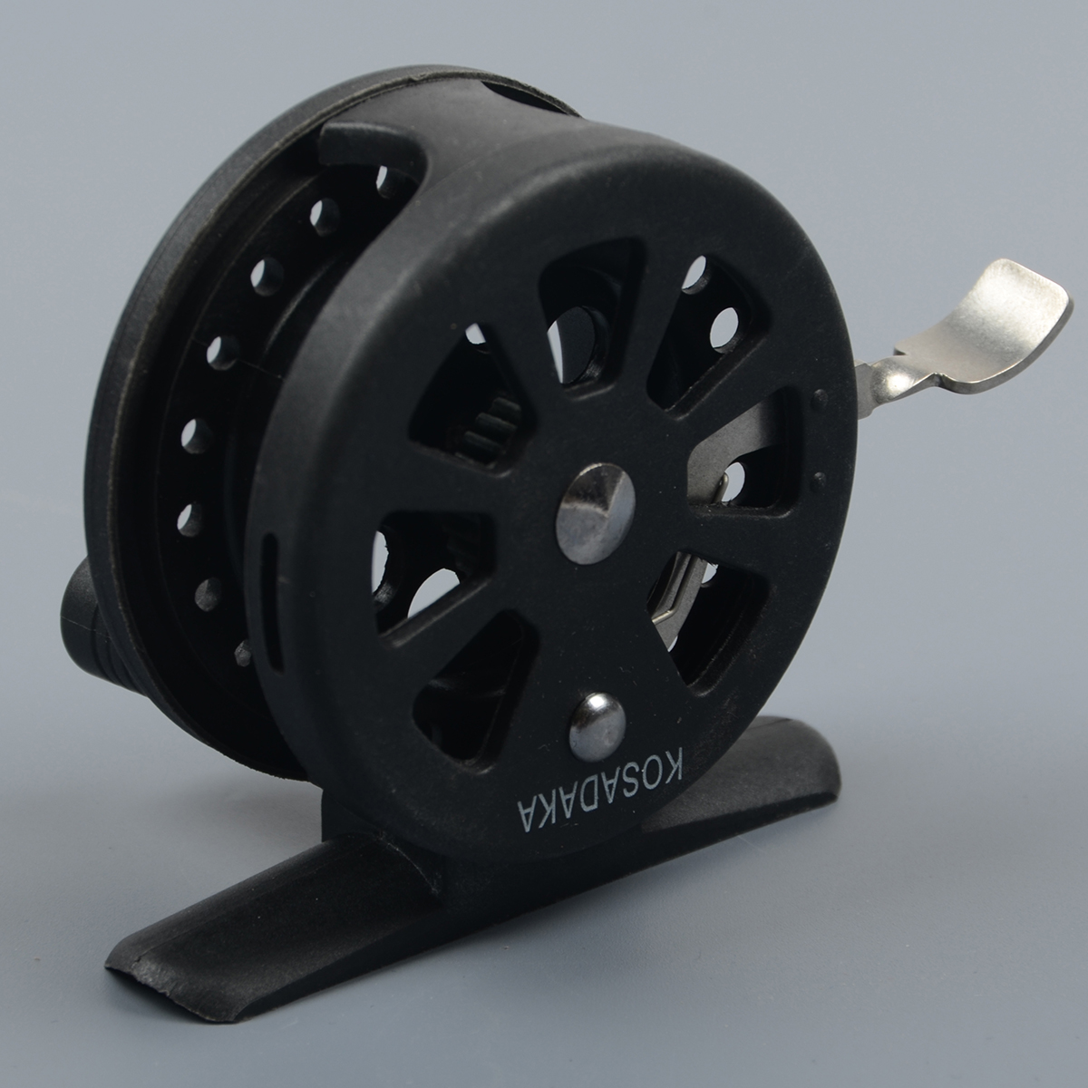 Катушка проводочная Kosadaka Explorer PM 50L универс. пластик. с рычаж. спуском под левую руку