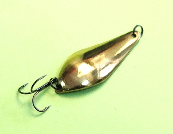 Блесна Нижегородская Атом 12гр цв. золото-глянец