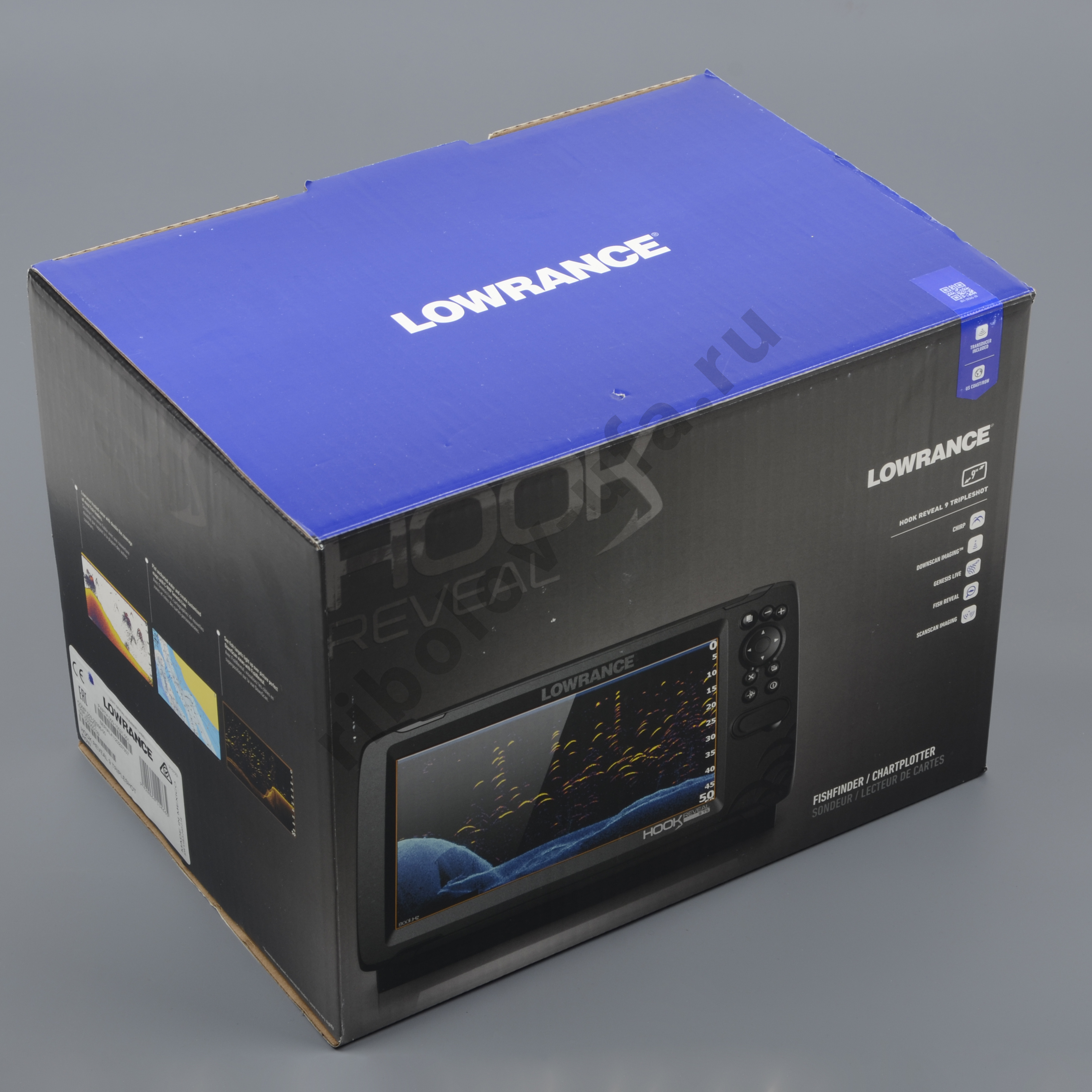 Эхолот-картплоттер Lowrance Hook Reveal 9 Tripleshot row