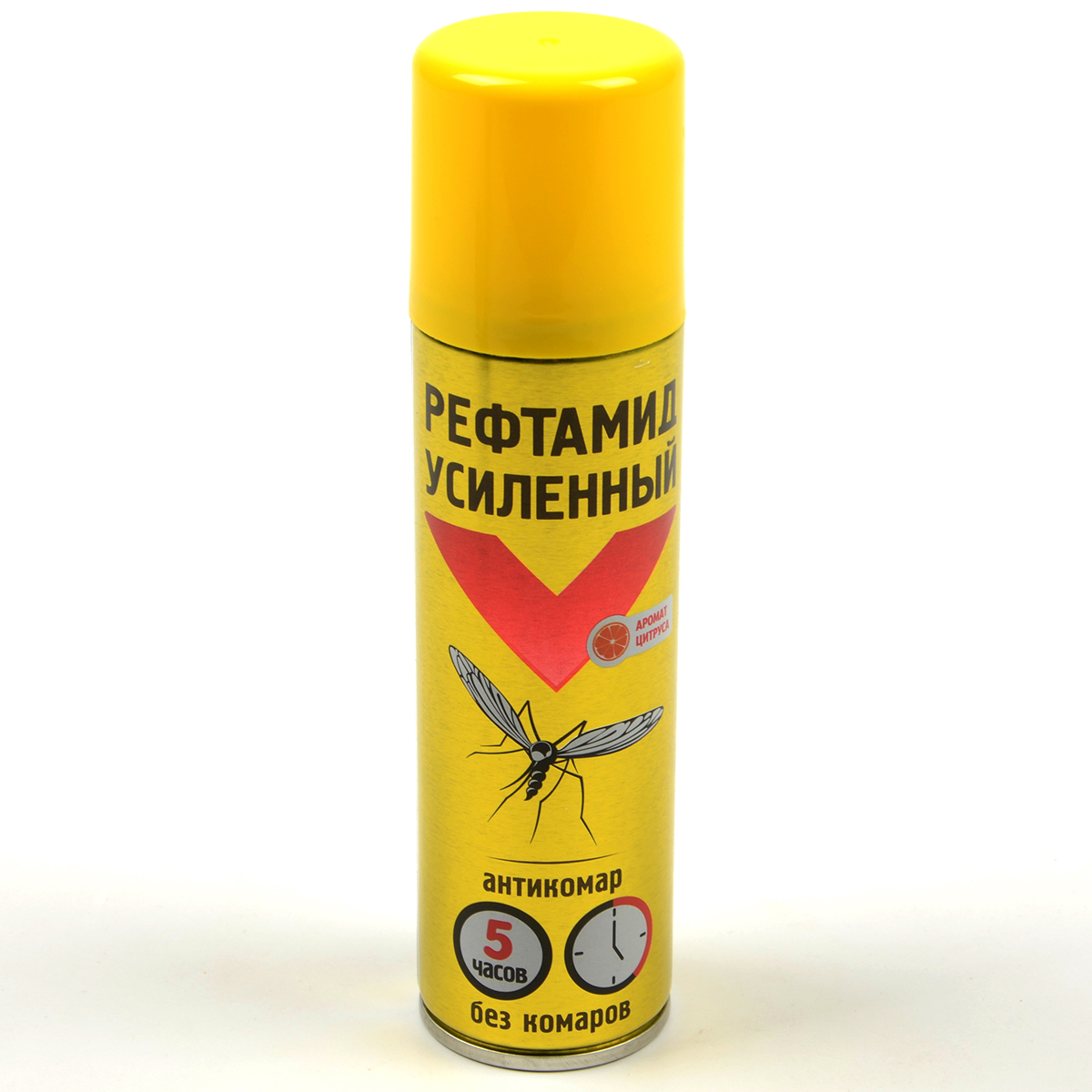 Реппелент Рефтамид Антикомар Усиленный 150 мл (аромат цитруса)