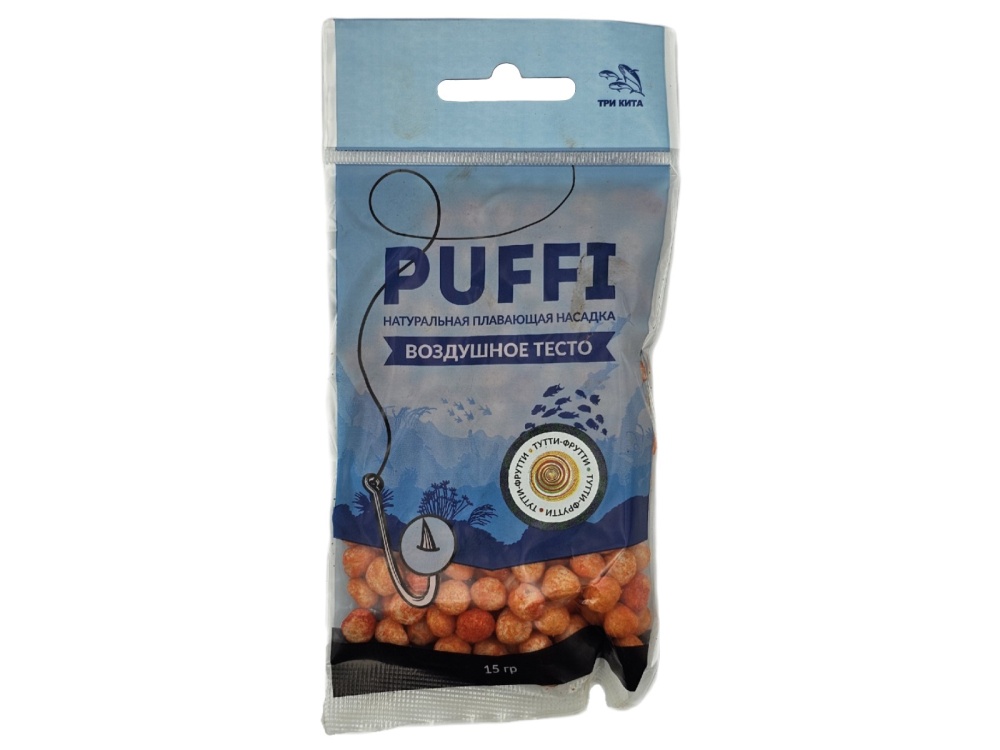 Тесто Три кита плавающее Puffi midi Тутти-Фрутти 15гр