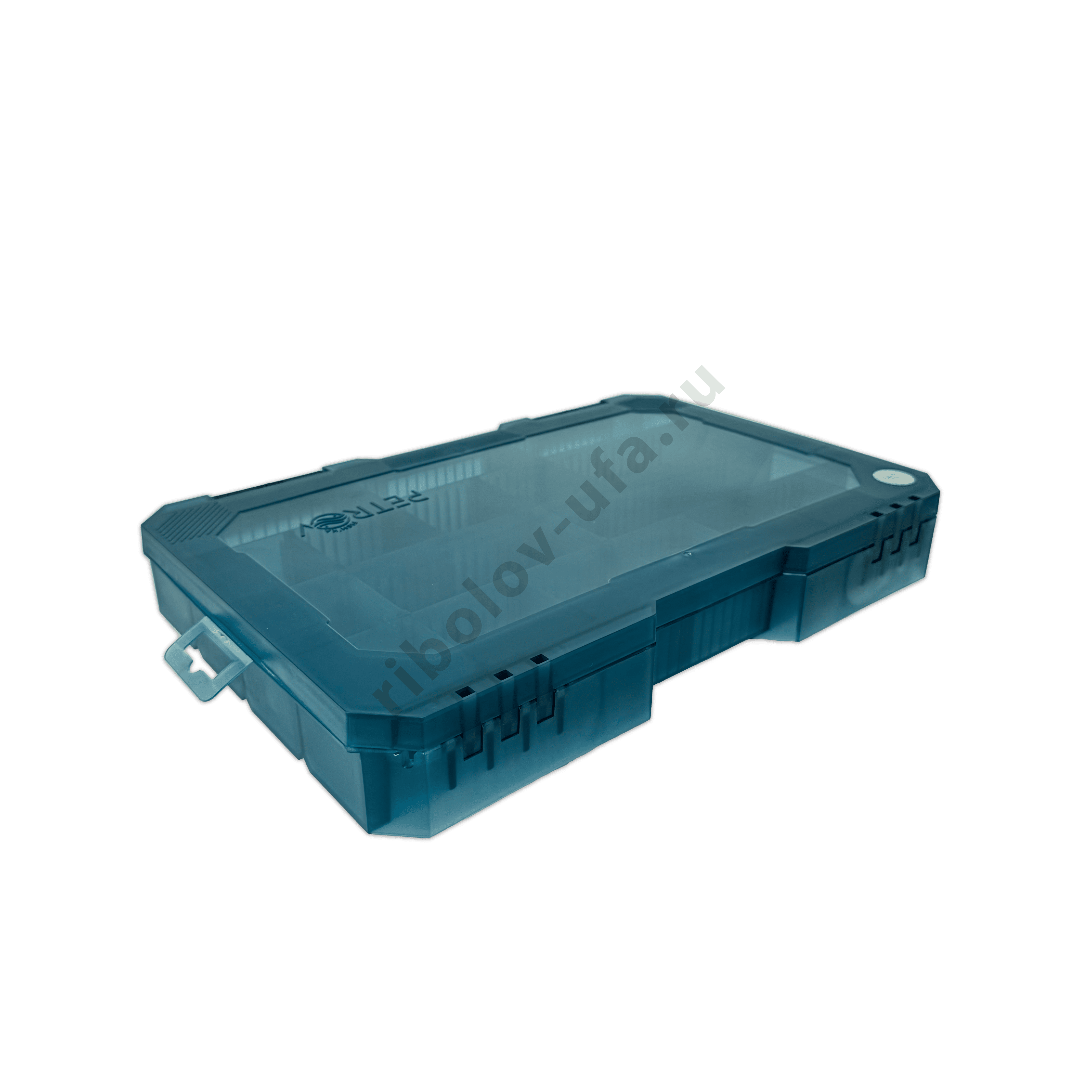 Коробка Fishka Petrov 50 тонированный бирюзовый 347*228*49мм
