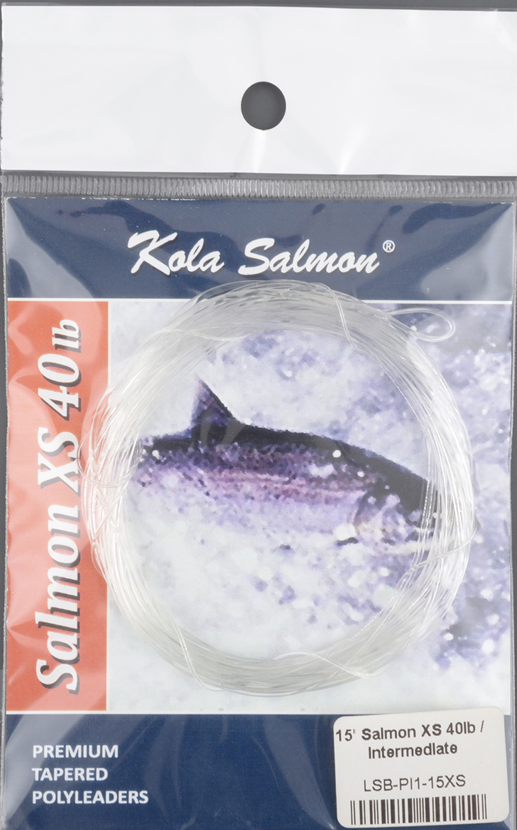Подлесок Kola Salmon Polyleader Salmon Extra Strong 15'0 (4.5 m) 40lb Intermediate LSB-PI1-15XS
