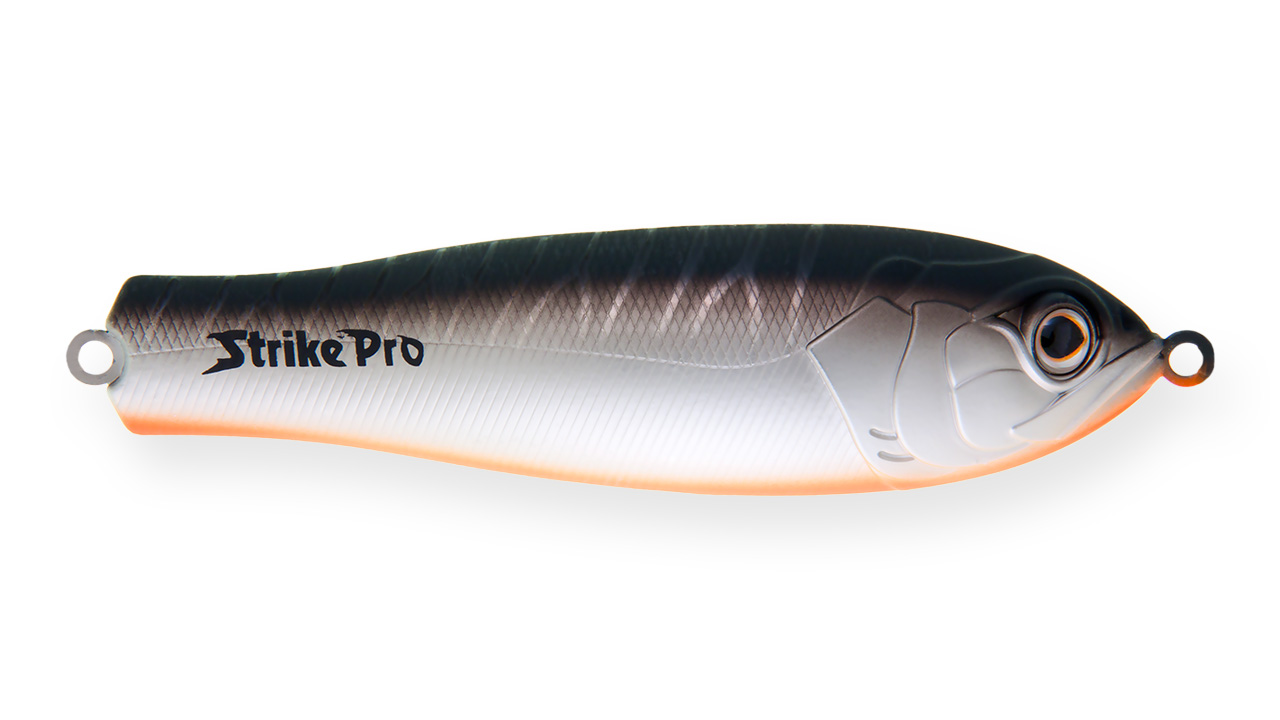 Блесна Strike Pro Salmon Profy 90CD шумовая 22гр, незац. двойник кр.Owner  PST-03CD#CA06ES