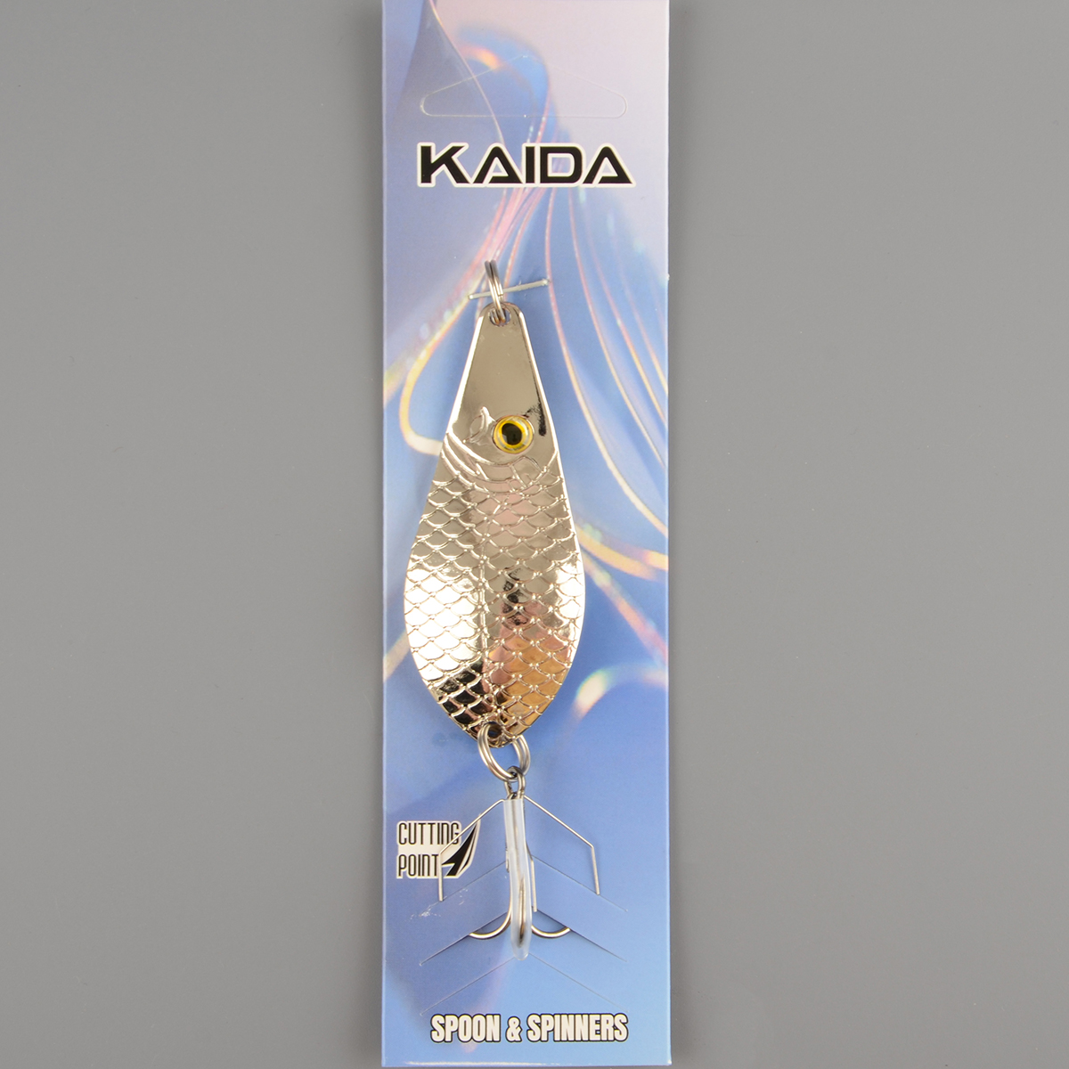 Блесна Kaida колеблющаяся А1021 21гр. цв.01 тройник незацепляйка