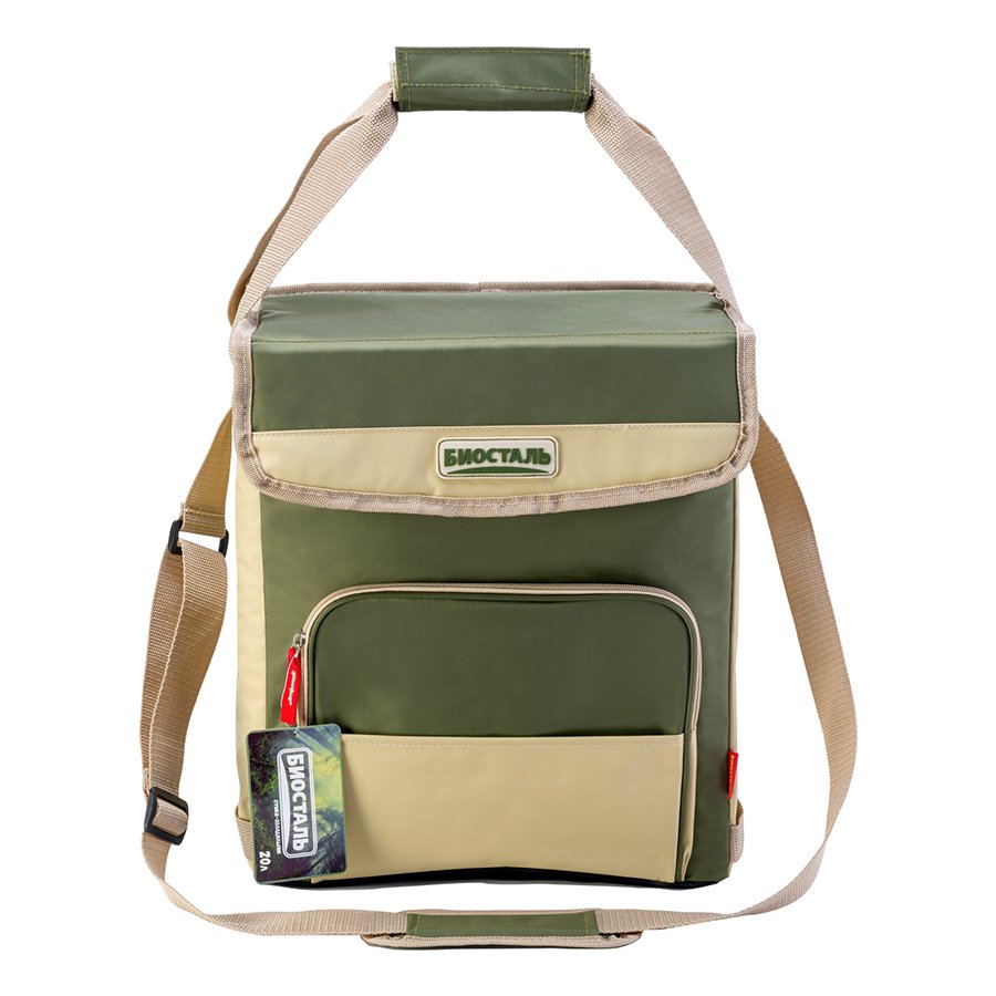 Сумка холодильник Biostal Кемпинг 20л TC-20B цв. Зеленая тайга