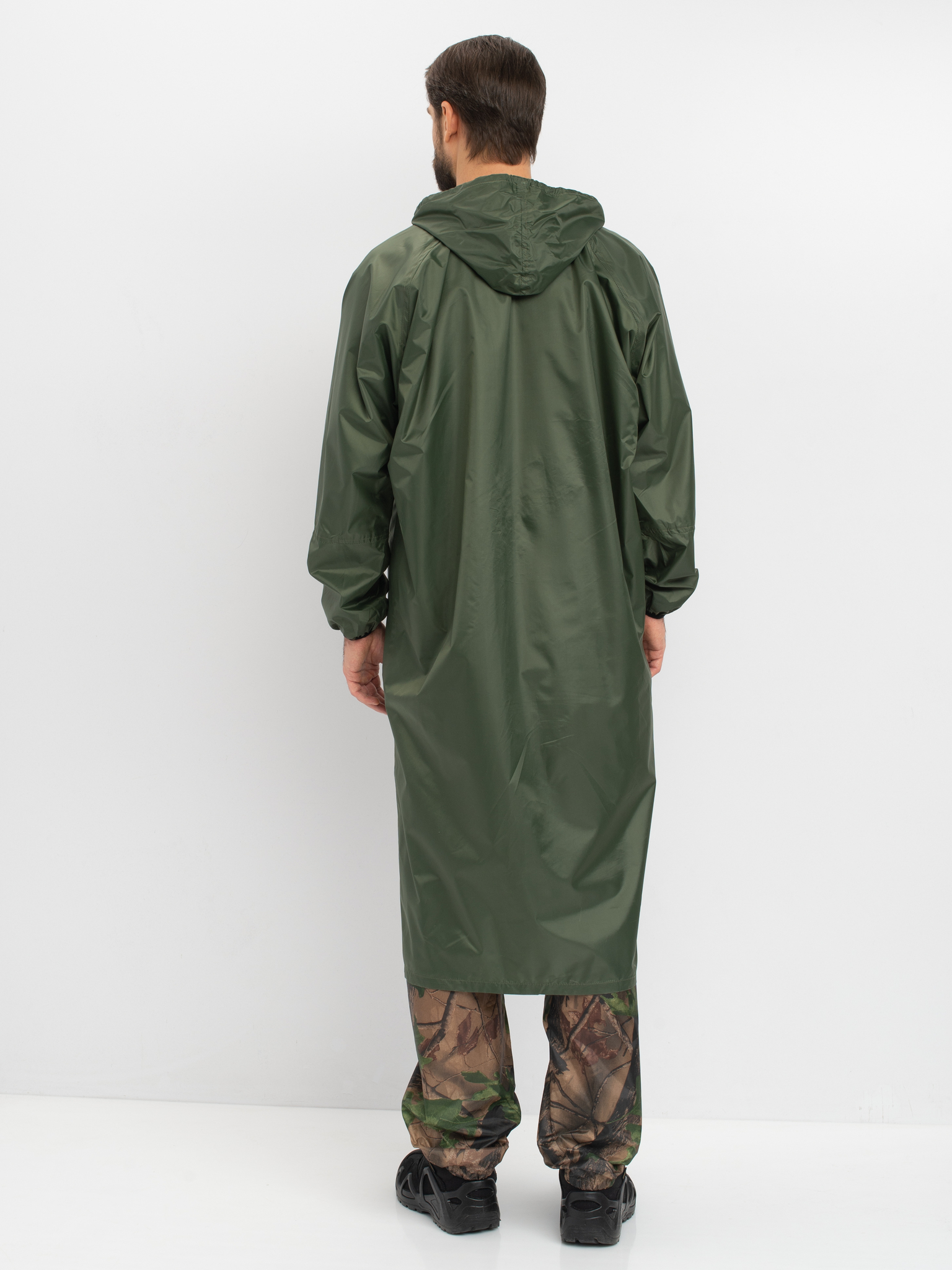 Плащ Huntsman ВВЗ цв. Зеленый Ткань Таффета PVC 20000мм р.52-54, рост 182