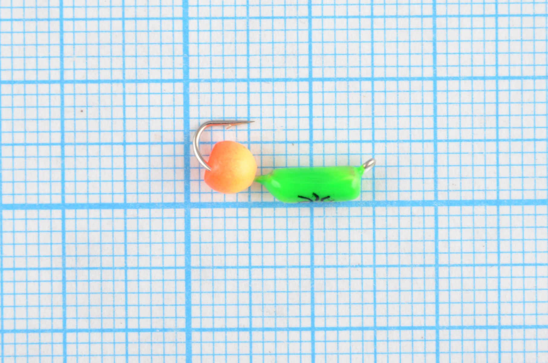 Мормышка Wormix материал WCP 12 Столбик зеленый d.2,5мм 0,5гр 