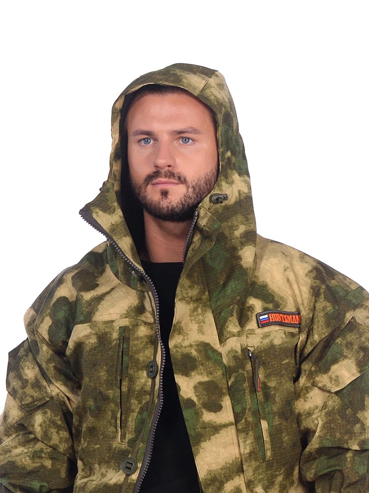 Костюм демисезон. Huntsman Горка-5 цв. Малахит ткань Смесовая Рип-Стоп р. 56-58 рост 170-176