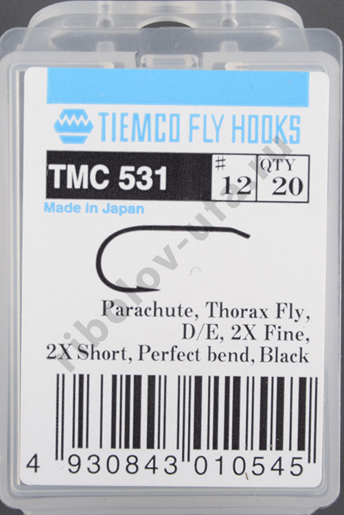 Крючки Tiemco TMC531 #12 (20 шт)