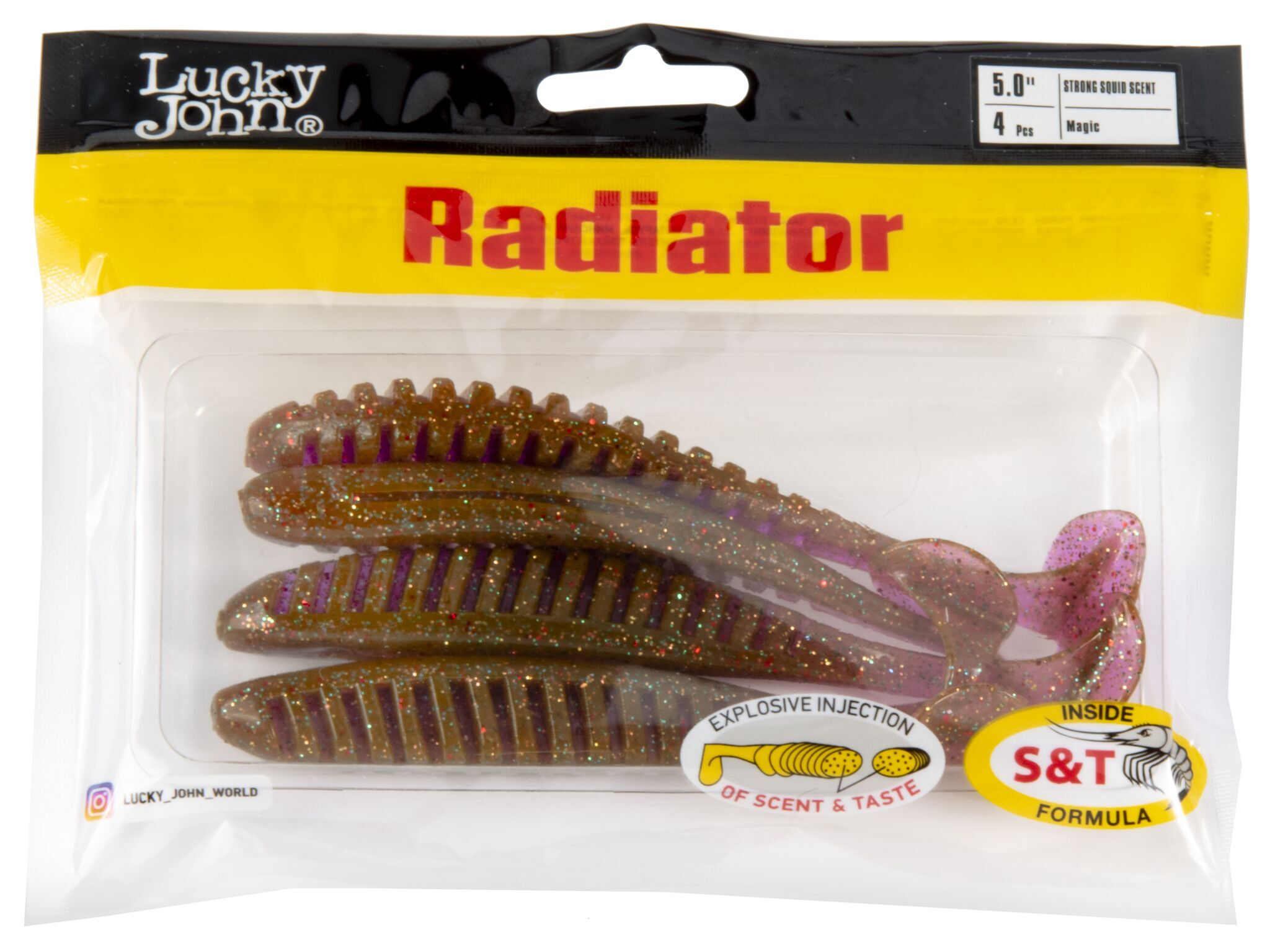 Силиконовая приманка Lucky John Radiator 5.0in 12.5см /S14