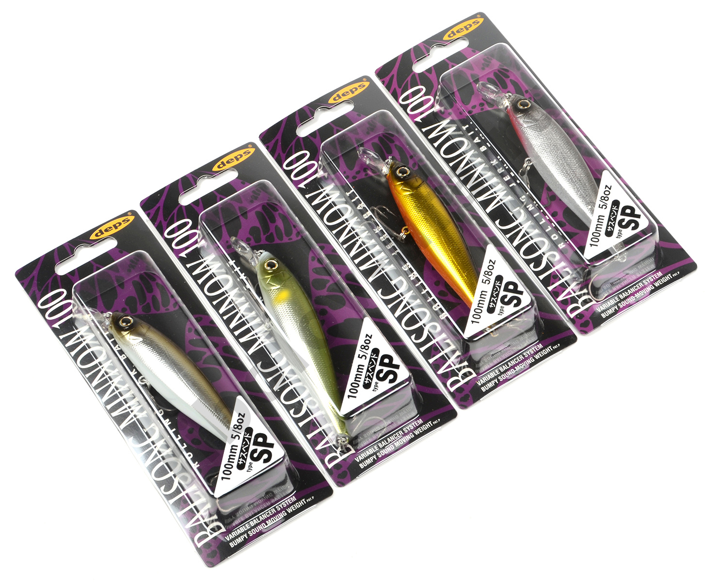 Воблер Deps Balisong Minnow 100SP  17гр, 1.0-1.2м  #20