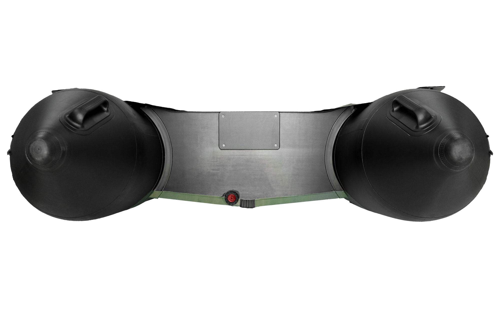 Лодка Ривьера Компакт 3400 СК комби зеленый/черный