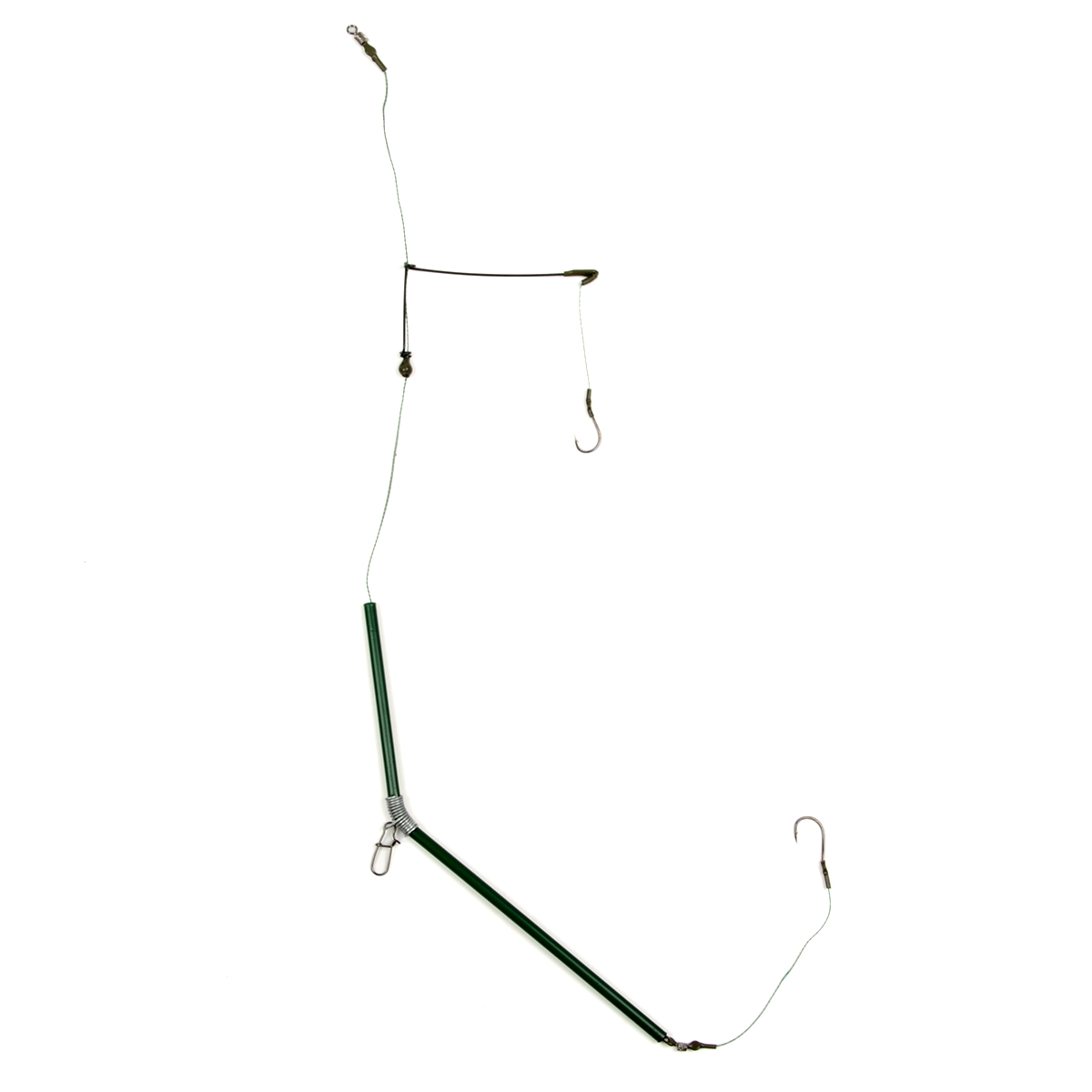 Монтаж фидерный Tex Den №5 без кормушки, отвод, поводок, 2 крючка