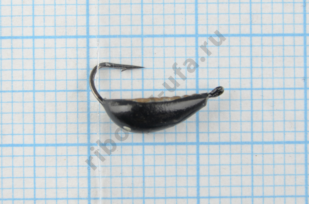 Мормышка свинцовая Санхар Кобра рифленая №3 латунь 