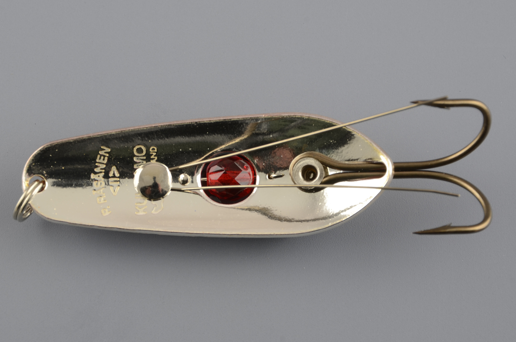 Блесна колеб. Kuusamo Rasanen 60/15 (бусина, незацеп.) BL/GR/FYe/FR-S