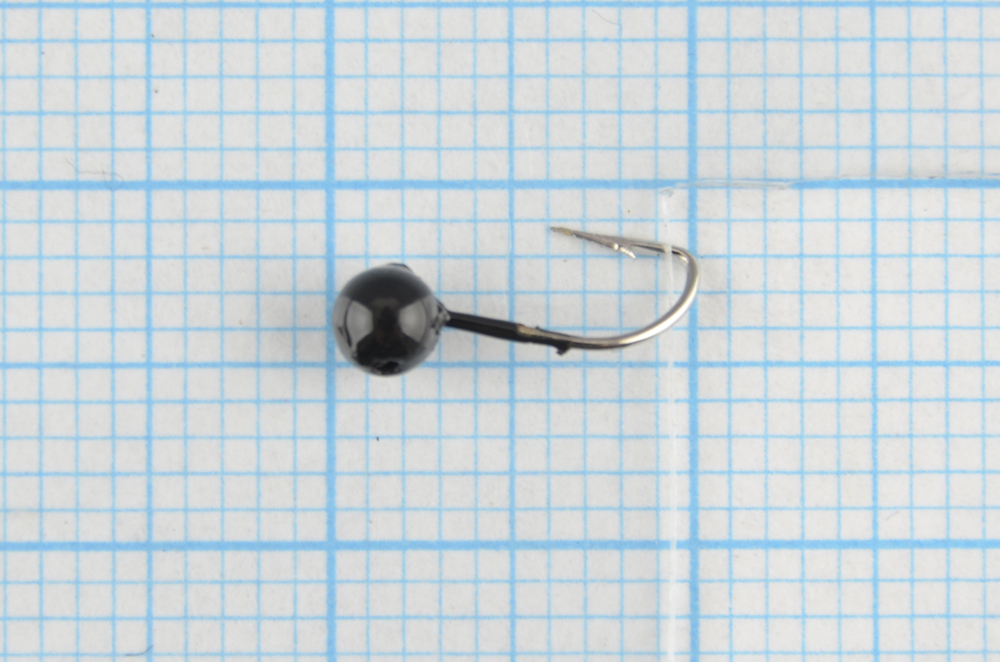 Мормышка литая Marlins Шар 3мм (0,15гр) кр. Crown черная 7000-101