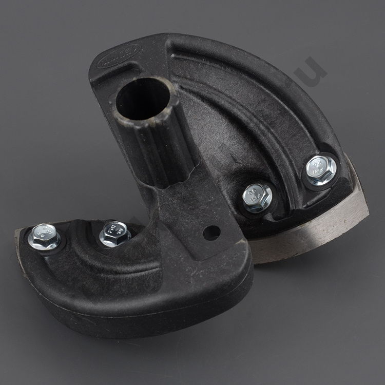 Голова режущая ледобура Iceberg-110R (правое вращение) в сборе (радиусные ножи+защитный футляр)