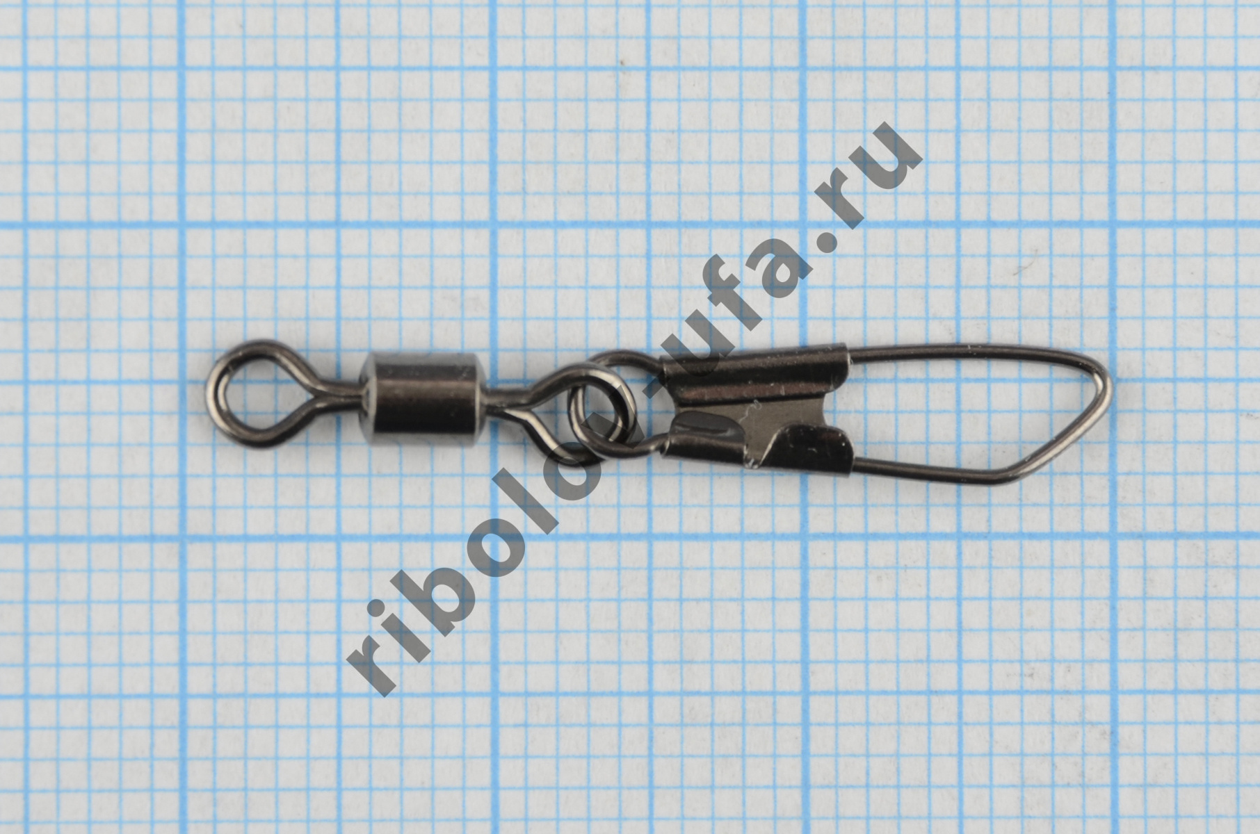Застежка с вертлюгом Flagman Rolling Swivel Snap Black р. L (7шт/уп)