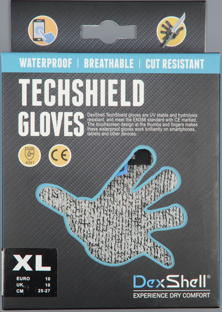 Перчатки водонепроницаемые Dexshell TechShield  р.M  DG478