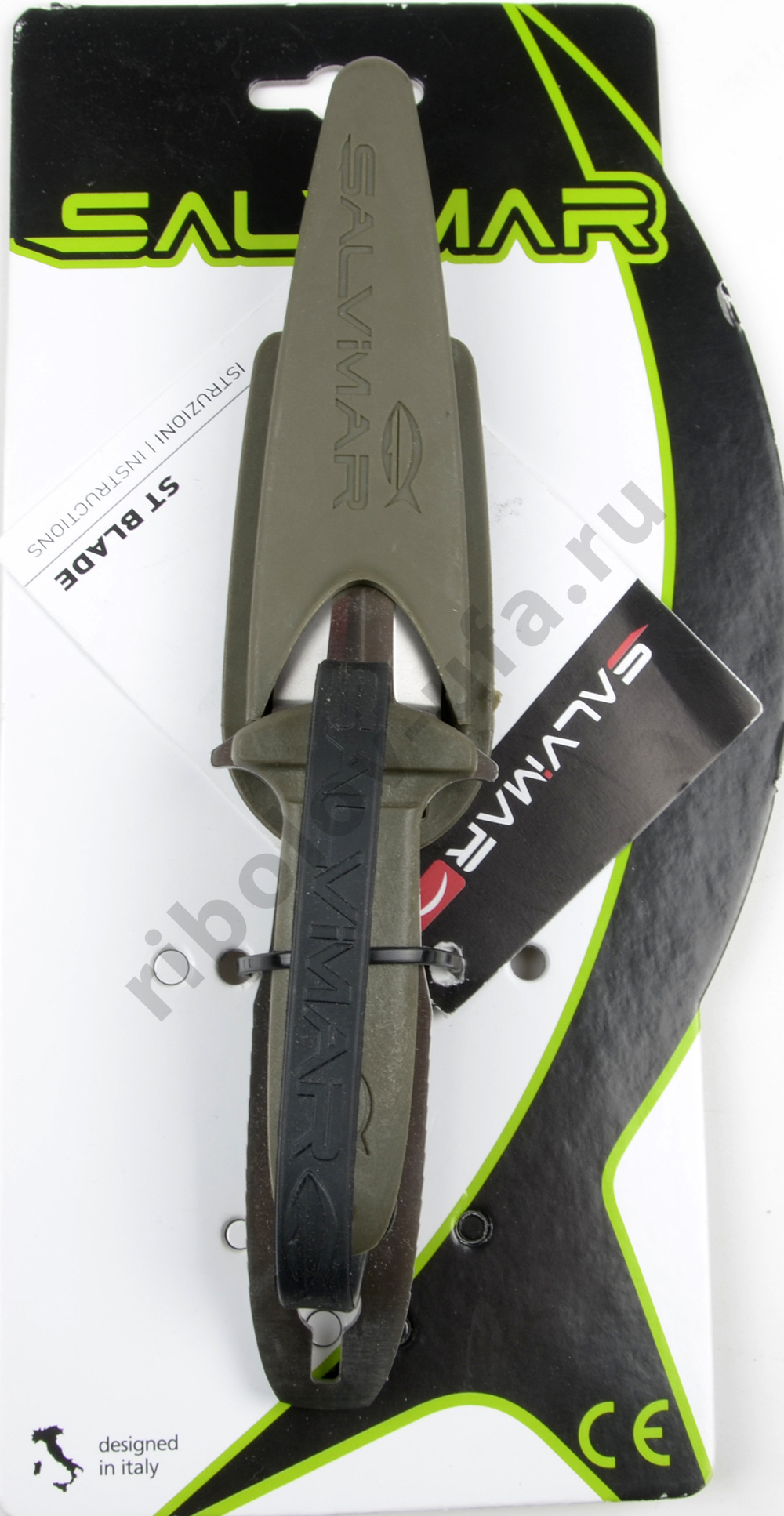 Нож для подводной охоты Salvimar ST-Atlantis, болотный