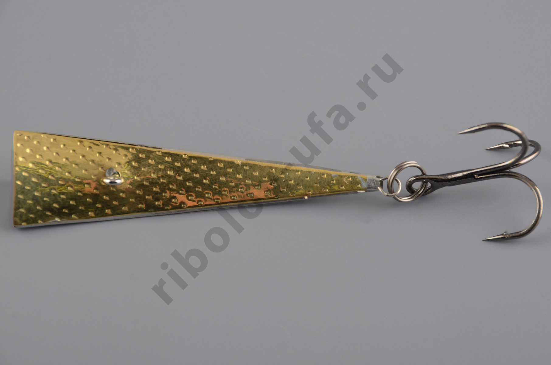 Блесна зимняя Жор Мормышка-клык Треуголка тройник 16гр лат/ник