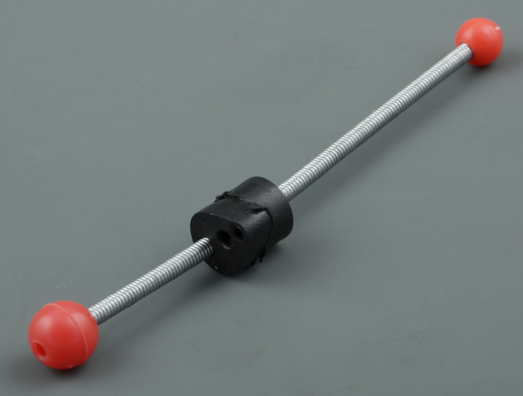 Сторожок Три Кита В-1+2 шарика витой красный 2-3 гр.