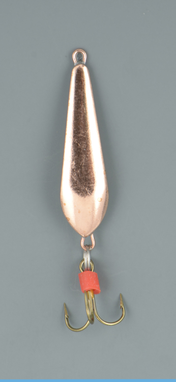 Блесна зимняя Пирс Окуневая малая 2,5 гр., медь, с тройником