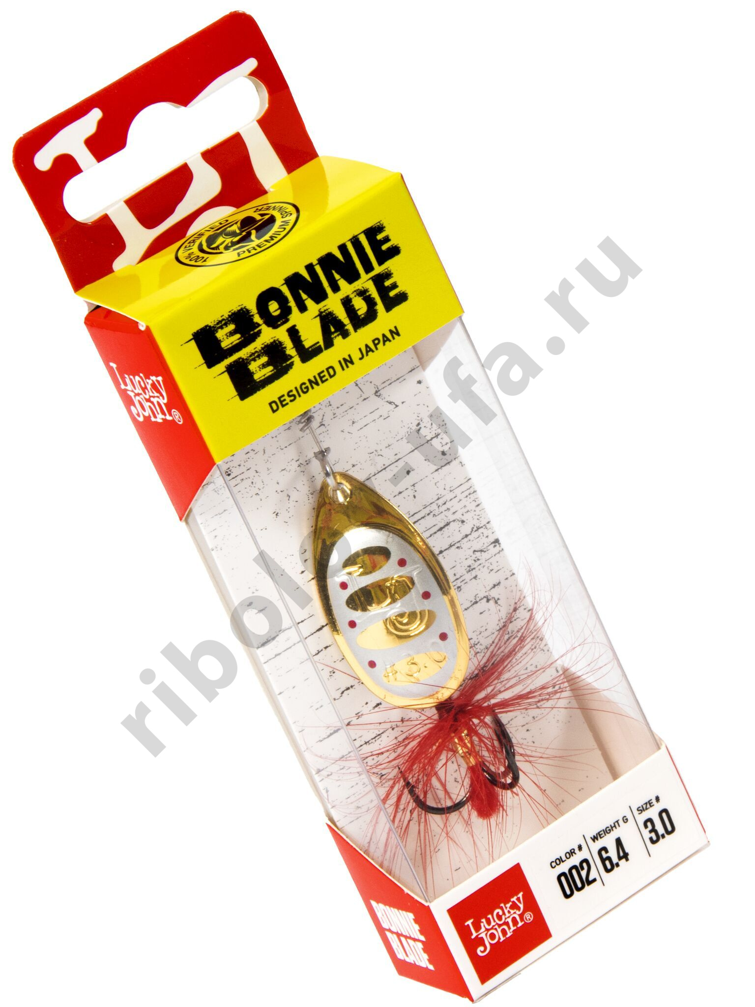 Блесна вращ. Lucky John Bonnie Blade #03, 6.4гр., цв. 002