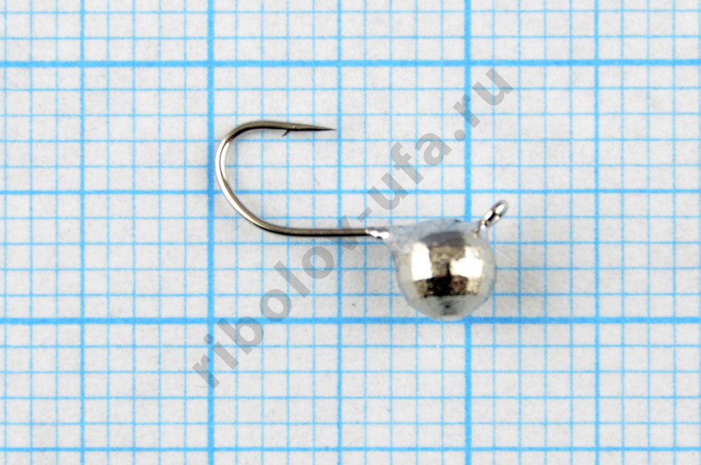 Мормышка вольфрам Bravo Fishing Шар с ушком мелкая грань 4.0 мм 0.55 гр Ni