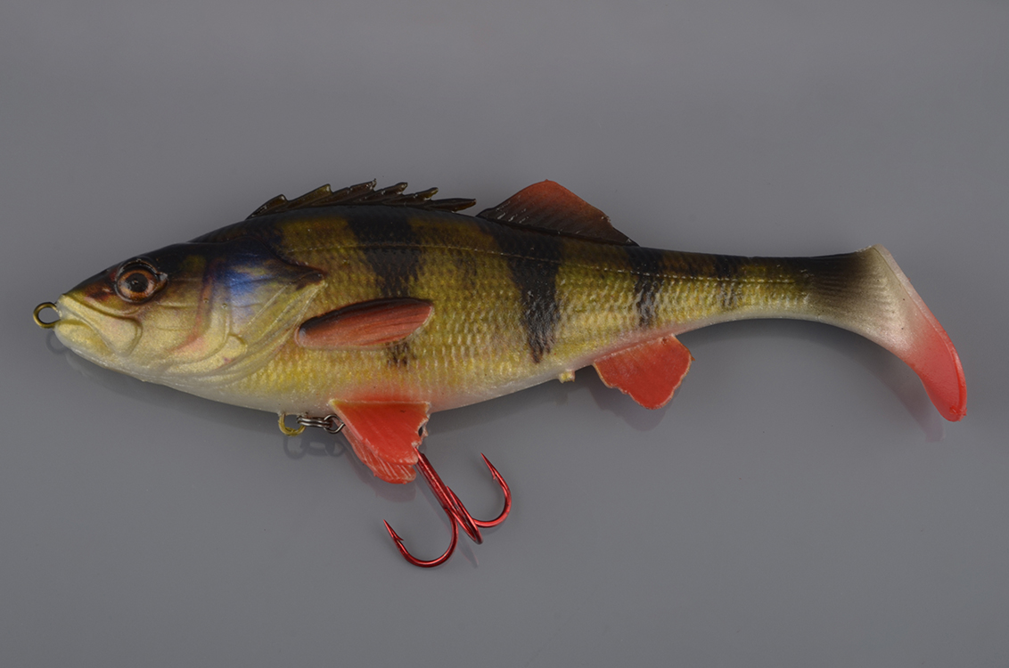Силиконовая приманка Savage Gear 4D Perch Shad 12.5 25гр 01-Perch 61794