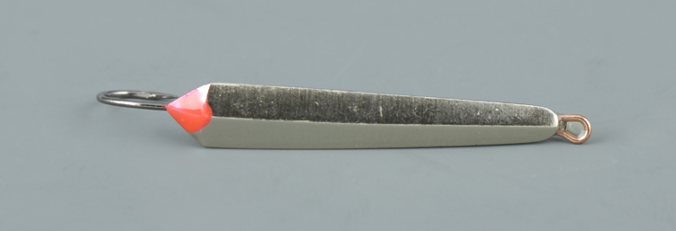 Блесна зимняя Пирс Лонг большой 1,7 гр., нейзильбер, с 1-м крючком