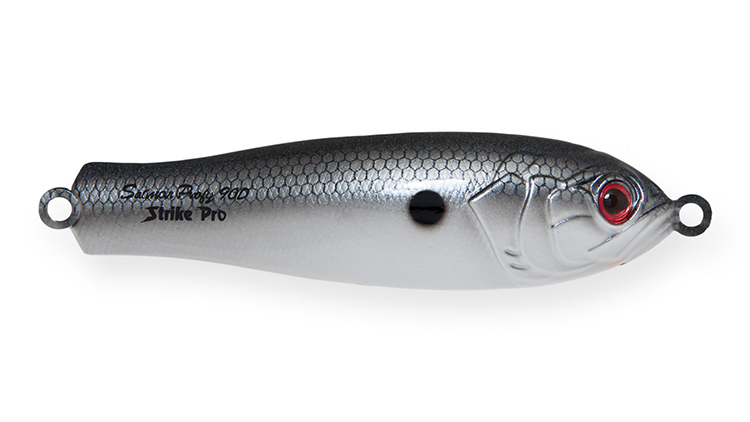 Блесна Strike Pro Salmon Profy 90CD шумовая 22гр, незац. двойник кр.Owner  PST-03CD#SM37F