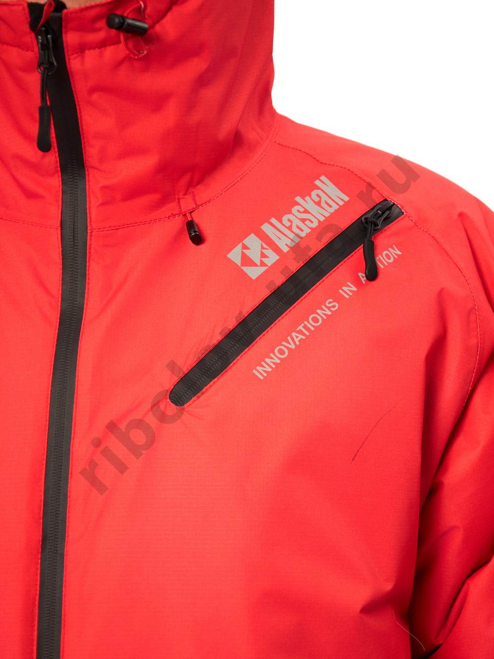 Куртка зимняя Alaskan Trophy р.M красный/черный (РР)