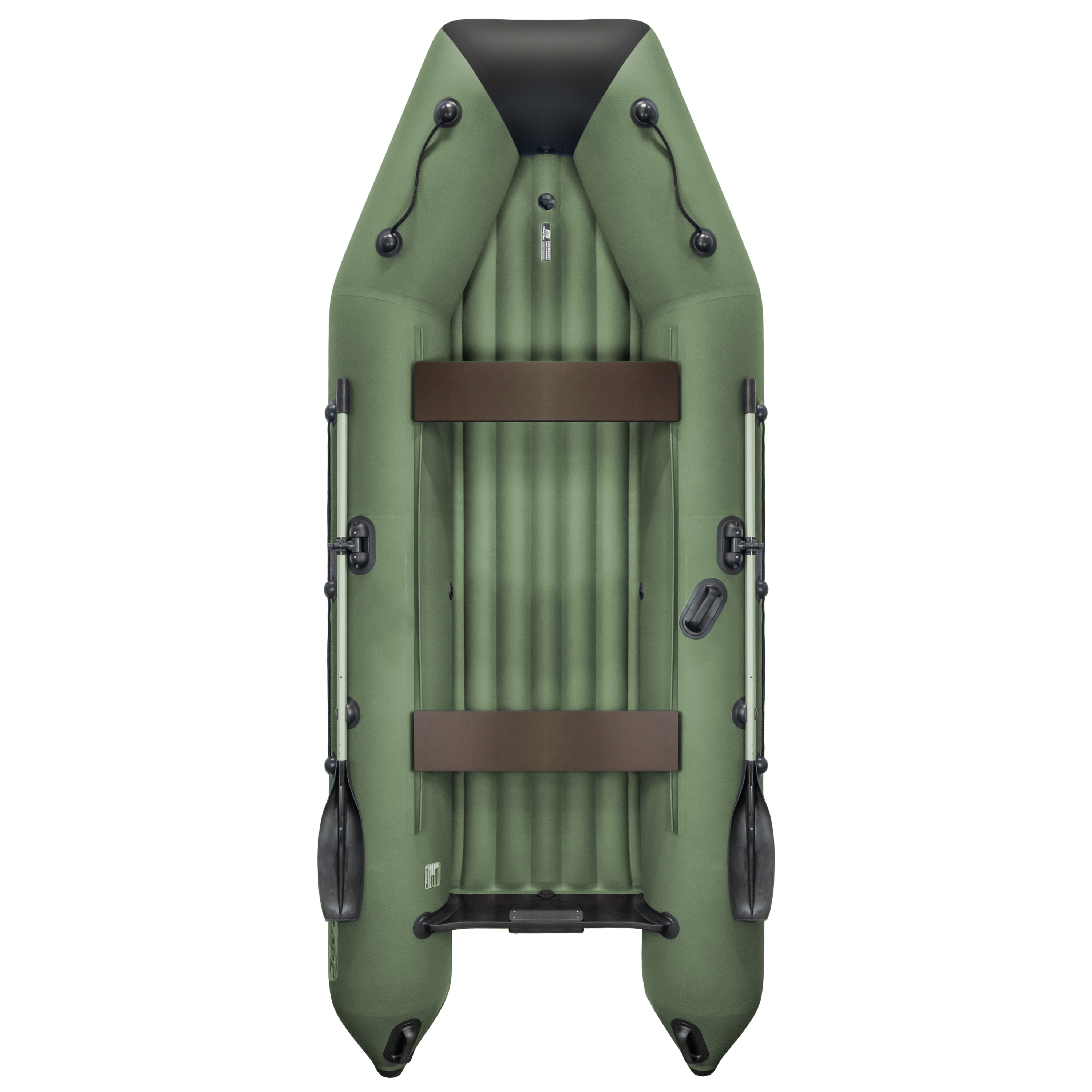 Лодка Барс 3400 НДНД зеленый/черный