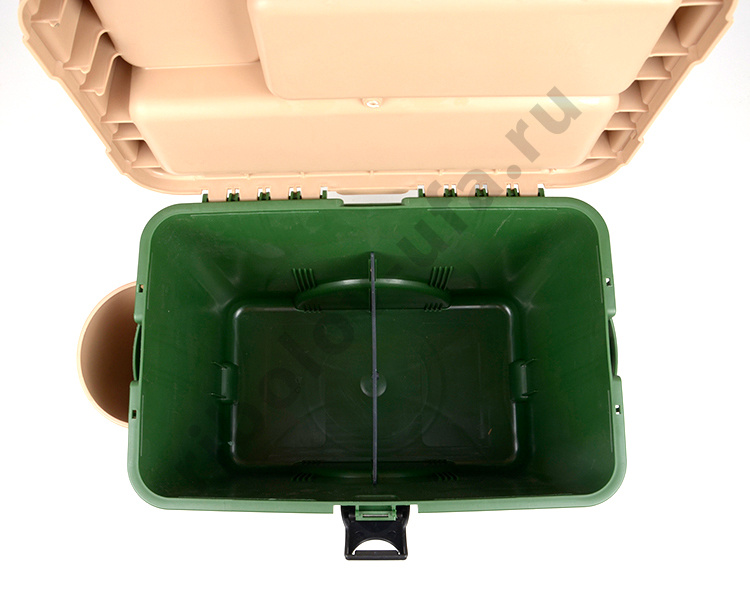 Ящик зимний Aelita A-Box зелено-бежевый с термометром