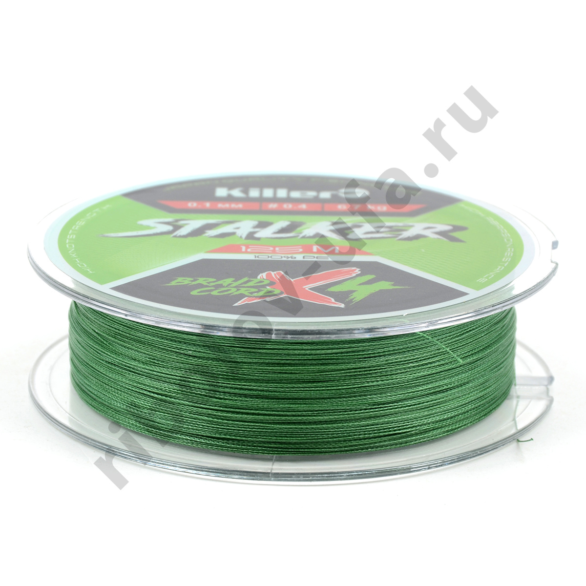 Шнур плетеный Killer Stalker X4 125м 0,10
