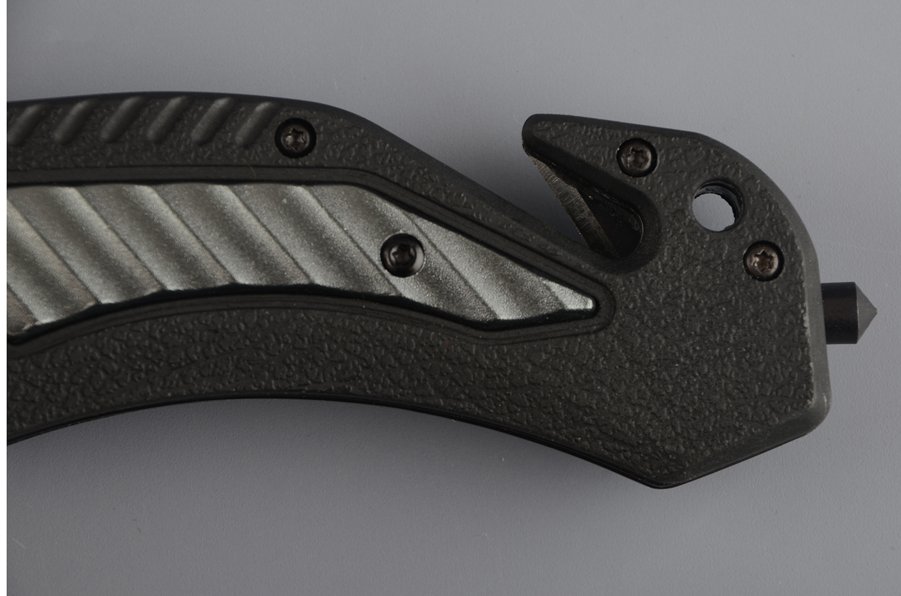 Нож складной туристический Ganzo G628-GY черно-серый