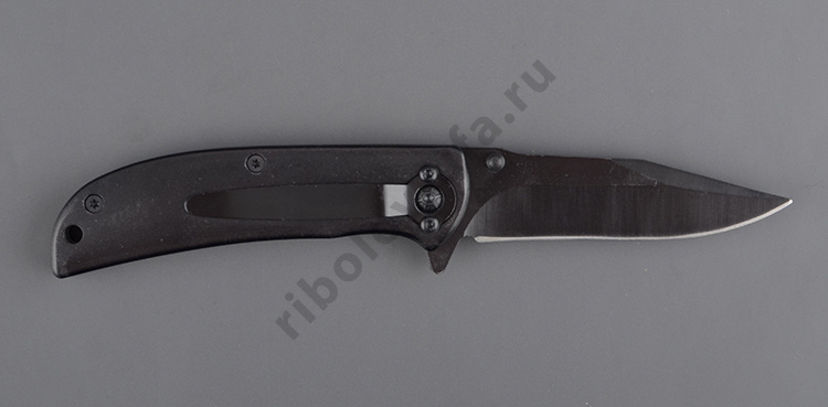 Нож складной Kosadaka N-F28B 16/9.0 см, 110 гр., черная рукоятка