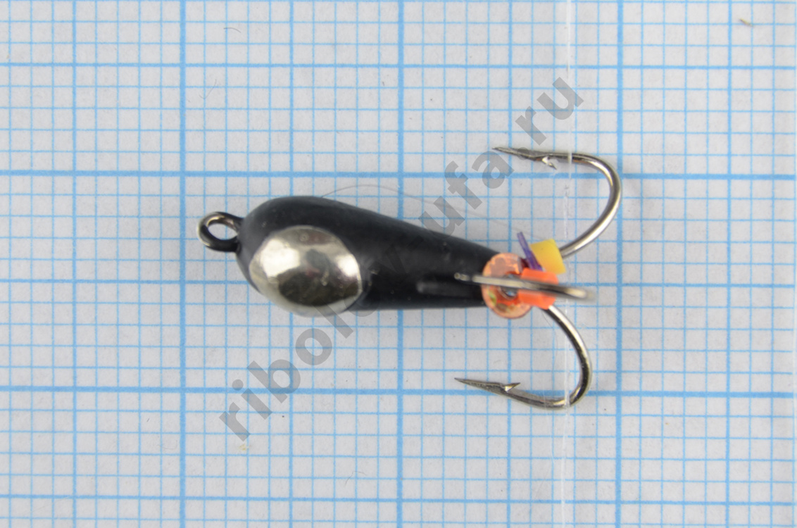 Мормышка Wormix точеная вольфрамовая Черт d=5 коронка 2,6гр арт. 159