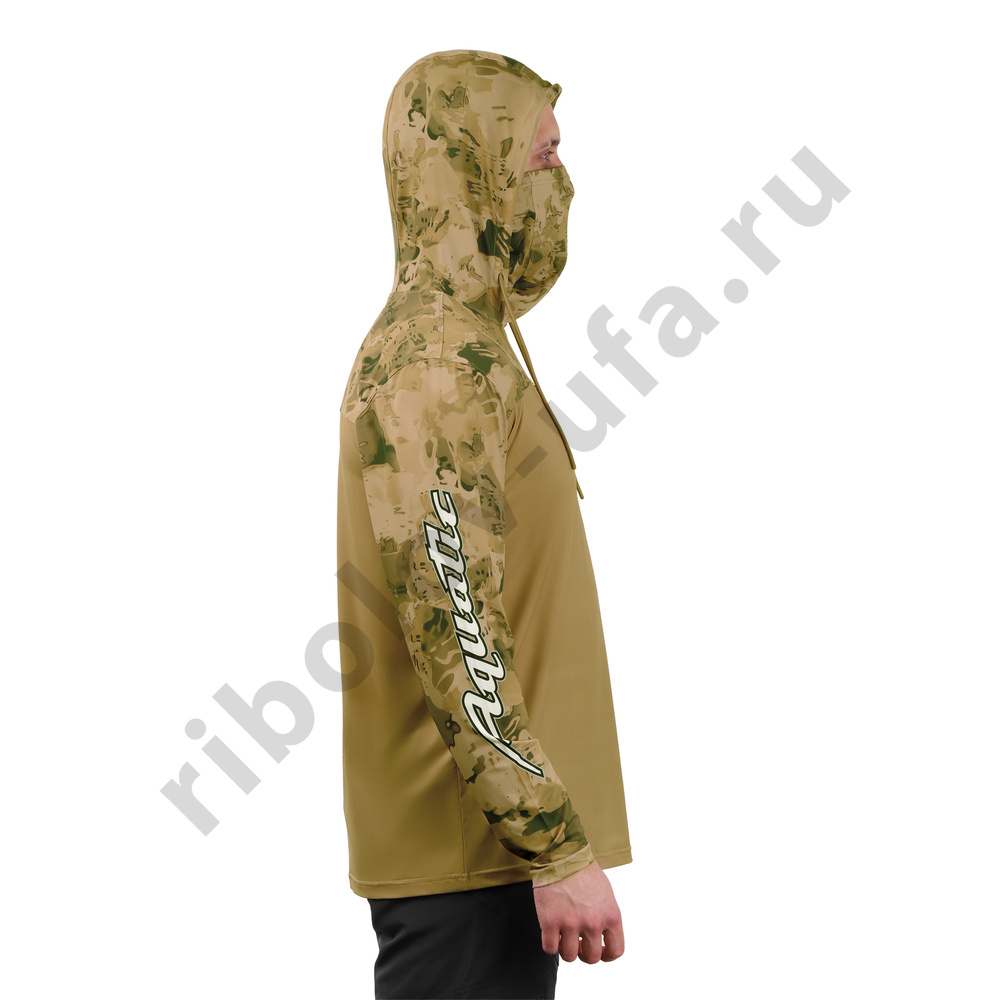 Джерси  Aquatic Дж-10 с капюшоном и баффом р.L логотип Sand Camo