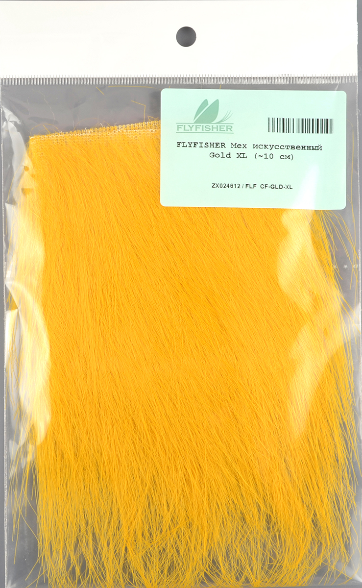 Мех искусственный Flyfisher Golden XL 10см