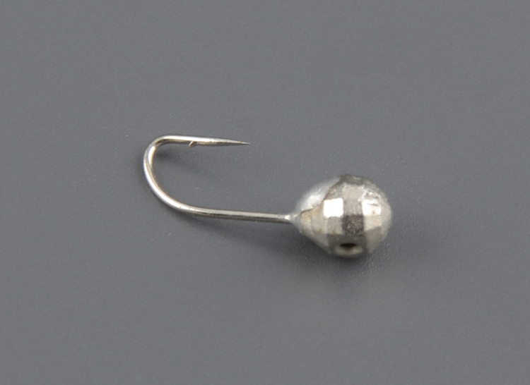 Мормышка вольфрам Bravo Fishing Шар с отверстием мелкая грань 3.0 мм 0.25 гр Ni