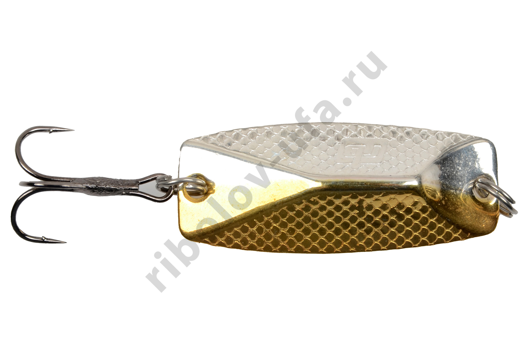 Блесна Русская блесна Трехгранка 26гр - 04 серебрение/золочение