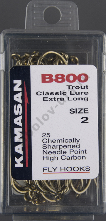 Крючки Kamasan B800 #2 (25шт)
