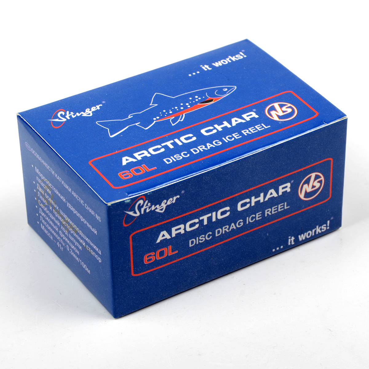 Катушка зимняя Stinger Arctic Char NS 60мм L