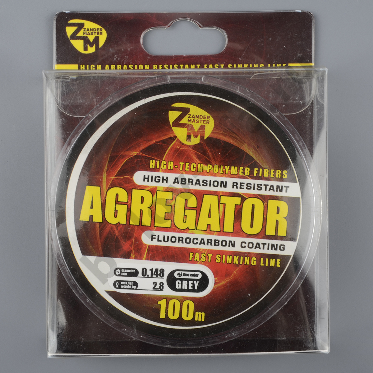 Леска Zander Master Agregator 100м grey 0,181