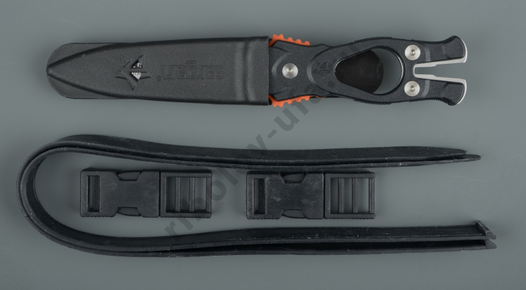 Нож для подводной охоты Sargan Сталкер-Стропорез ZR1 - зеркальная полировка