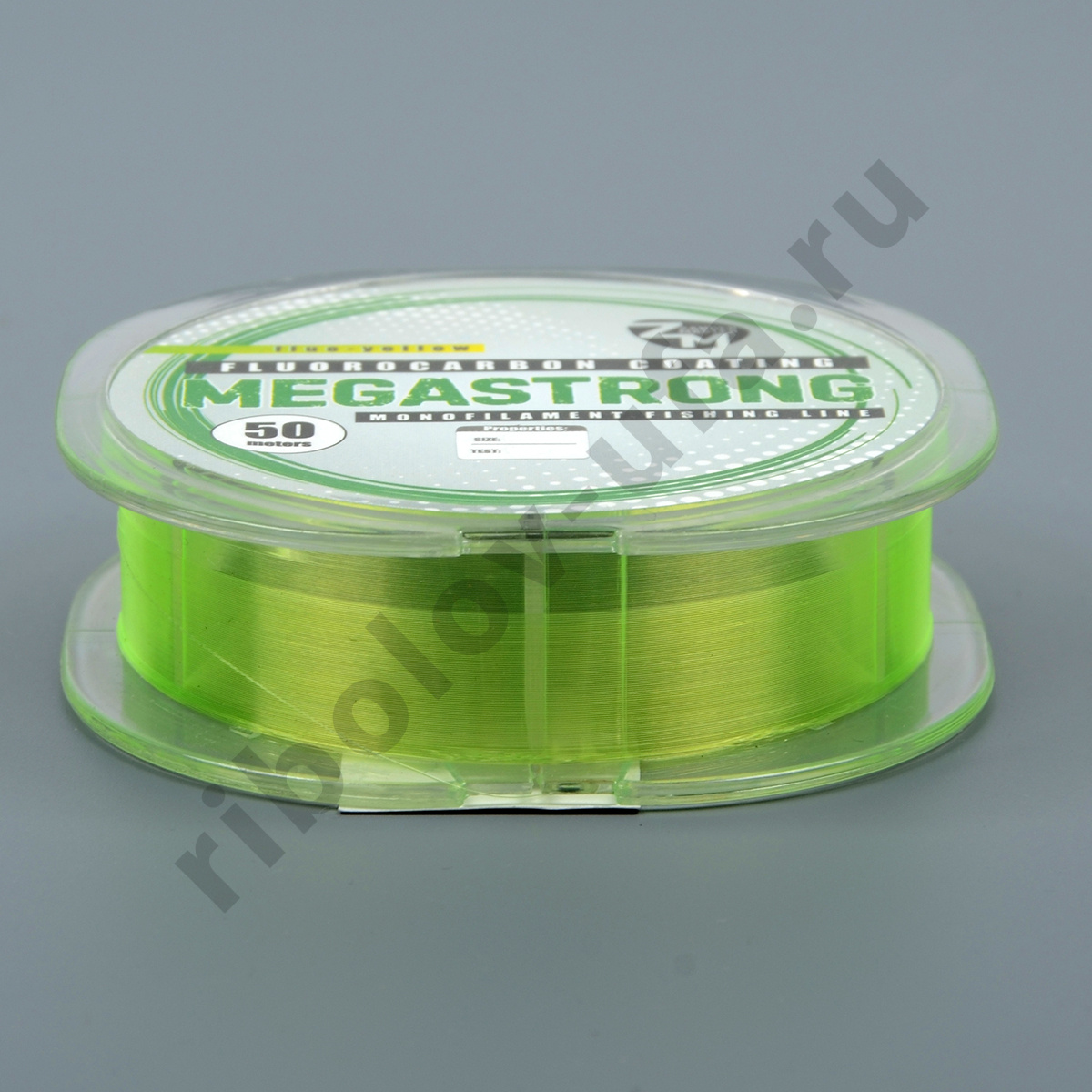 Леска Zander Master Megastrong 50м желтая 0,128